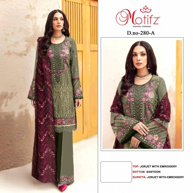 Motifz 280 ABCD Heavy Designer Festive Wear Wholesale Pakistani Salwar Suits 